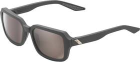 100% 61044-404-01 100% Rideley Sunglasses Soft Tact Cool Grey Hiper Silver Mirror Lens
