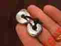 1049 A Super Record Campagnolo Crank Dust Caps Chrome Plated Gc Campy Nuovo Rando