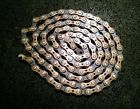 108l Record Regina Vintage Extra Oro Drilled Bicycle Chain 5 6 7 Speed