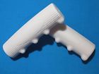 163-520 Cycle Vintage Style Bicycle Handle Bar Rubber White Grips Fits