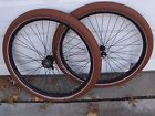 2.135 Frank Histop Repo Fat 26 X Tires Wheel Set Rims Balloon Rat Rod Bike