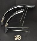 24mr Vintage Nos Bicycle Chrome Front Rear Fender Set Is Flared