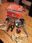3.24w Vtg Miller Dual-beam Bicycle Dynamo Light Schwinn Set 6v Generator Bike