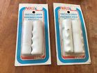 41-0053 Hunt Wilde White Bicycle Tricycle Contour Grips Cruiser Pair New
