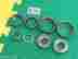 6178a Schwinn Vintage 70s Bottom Bracket Bearing Race Brace Cup Nut Crank Set