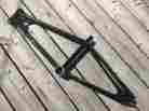 622310 Unknown Old School Bmx Frame Oldschool Mx Black 20 Wheels Nos Frameset