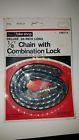 648714 Sears Vintage Bike Shop Bicycle Motorcycle Chain Combination Lock New