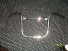 7897-23 Chrome Bike Bars School Bmx Mx Schwinn Scrambler Butteryfly Used 80