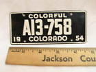 A13758 Vintage Colorado Bicycle License Plate