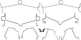18k1950x Acdelco 707773646878 Gold Front Disc Brake Caliper Hardware Kit With Clip And