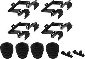 18k1987x Acdelco 707773647226 Gold Rear Disc Brake Caliper Hardware Kit With Clips Seals