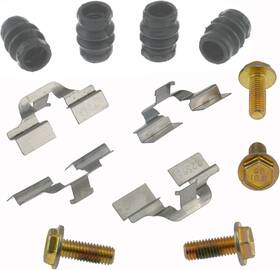 18k1005x Acdelco 707773677605 Gold Rear Disc Brake Caliper Hardware Kit With Clips Seals