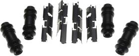 18k1571x Acdelco 707773679449 Gold Front Disc Brake Caliper Hardware Kit With Clips And