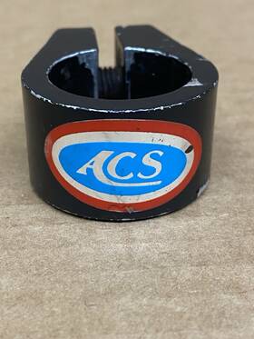Gt04712 Acs Vintage Bmx Seat Post Clamp Black Cycling