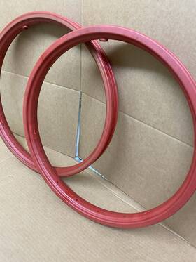 Gt04827 Acs A.c.s. Z Rims Red 36h 20 Vintage Bmx Cycling
