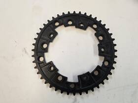 Addicks Sp-044 1980s Chainring Sprocket 118 130 144 Bcd Black 44t Usa Nos Osbmx