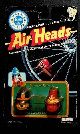 Air Heads 047725024218 1988 Wheeler Dealer Bike Tire Protective Valve Caps - A-5