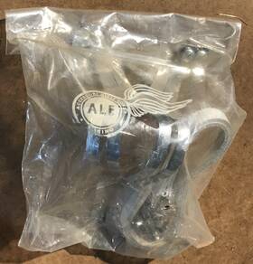47055 Ale Nos Chrome Toe Clips For Block Road Pedals 3-3/16 Inch Schwinn #47055 Sport