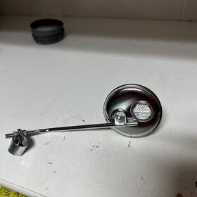 Ac-220 Amf Vtg Bicycle 3 Inch Mirror With Reflector Roadmaster Made In Taiwan