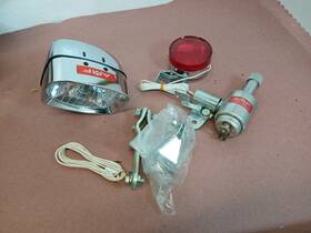 Ac-93 Amf Vintage Roadmaster Generator Bicycle Light Set Bike
