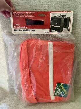 Amf Roadmaster Ac-364 Vtg Bicycle Saddle Bag Highly Reflective Tape Repellent