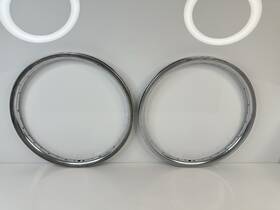 Adx-7w Araya Rare Vintage Aero Bmx Racing Rims Set 20x1.75 36h Silver Japan