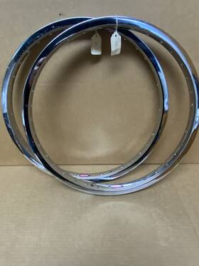 Gt04304 Araya 7x 20x1.75 Nos Chrome Plated Vintage Bmx Rims