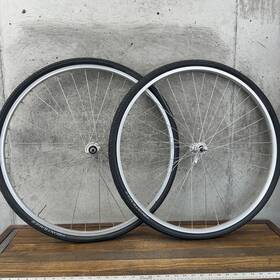 Px-45 Araya Vintage 700c Wheel Set Gravel Tour Sansin Hubs Rims 36 Hole 130 80s