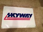 24.5x36in Banner- School Bmx Red White Skyway Blue