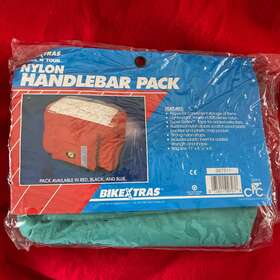 Bike Extras 035011007038 Vintage 1991 Handlebar Backpack By Teal Sealed New Wow