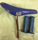 Mx650 Bike Troxel 1983 Seat Bmx Grips Nr Racing School Freestyle Set Blue