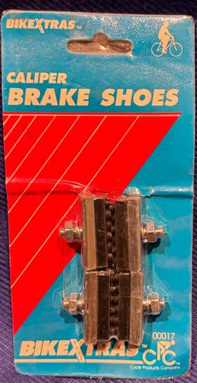 00017 Bikextras Brake Shoes 1991 Power Stop Bicycle All Terrain Usa Vintage