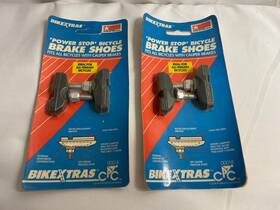 00018 Bikextras Brake Shoes 1991 Power Stop Bicycle All Terrain Usa 2pk Vintage