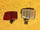 Rr-180 Cat Eye Vintage Rear Original Reflectors Front Mounts Set Hardware