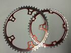 Chainrings.red.144 Rino By Excel Nos 52x42 Bcd.fits Campagnolo Nuovo Record Sugino Sr