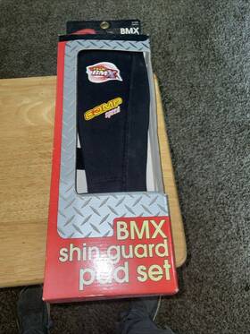 26559911230 Comp Speed Bmx Shin Guard Pad Set Brand New And Sealed
