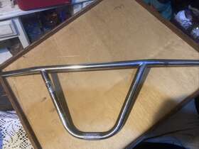 Gt02003 Cw Original Pro Uncut Mustache Vintage Bmx Handlebars Survivor Old School