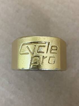 Cycle Pro Gt05131 Old Bmx Gold Seat Post Clamp