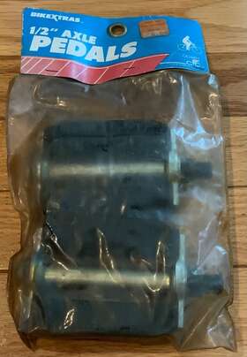 00461 Cycle Product Company Vtg 1992 Bicycle Cpc Pedals Nos New Package Reflector Bike 1/2 Inch Axle No