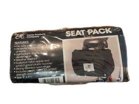 491907 Cycle Products Company Vtg Black Seat Pack Bicycle Co Weather Resistant 8 Inch X 5.5