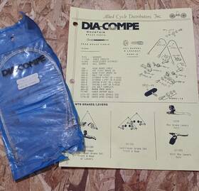 1274.38 Dia-compe Cantilever Brake Straddle Cable
