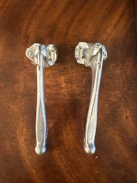 Dia-compe 1980 S Vintage Hand Brake Lever Silver 2 Old Stock