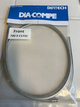 700xc575c Dia-compe Front Brake Cable For An Old Time Bmx Bike New Never Used