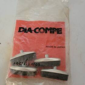 Agc76 Dia-compe Vintage Nos Diacompe Road Track Bike Brake Pads 2 Pairs Sets