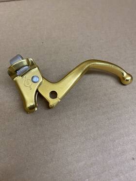 Gt04903 Dia-compe Nice Gold Left Side Pre Bent Brake Lever Vintage Bmx Cycling
