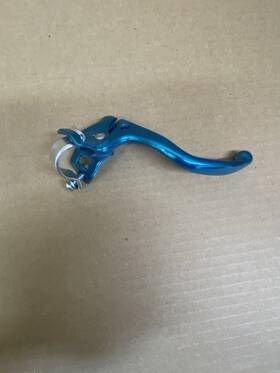 Gt04909 Dia-compe Blue Nice Right Side Pre Bent Vintage Bmx Brake Lever