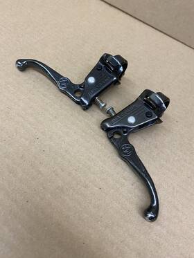 Gt04995 Dia-compe Mx Black Lever Set 1983 Vintage Bmx