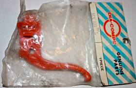 Mx123-l Dia-compe Mx123 Tech 4 Bmx Brake Lever Left Vintage New In Bag 80s Orange Nos
