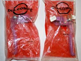 Tk6rsl Dia-compe Tech 6 Locking Brake Levers R/l Vintage Bmx New In Bag 80s Lavender