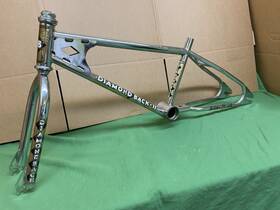 Gt04670 Diamondback Ii Silver Streak Nice Vintage Bmx Frame And Forks